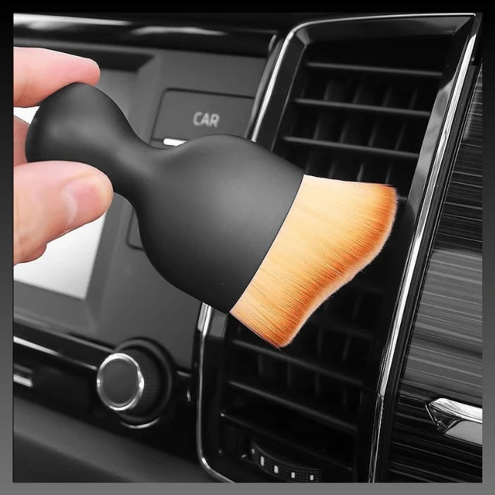 Complete Car Care Combo – Small Brush + Big Detailing Brush + Fast Tag Holder