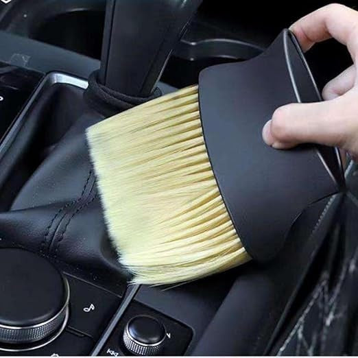 Complete Car Care Combo – Small Brush + Big Detailing Brush + Fast Tag Holder
