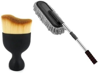 Buy Extendable Microfiber Car Cleaning Brush and Get Car Detailing Brush Free