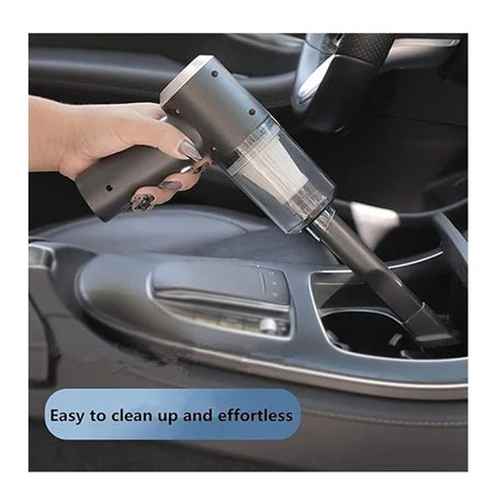 3 in 1 Portable Car Vacuum Cleaner with Blower | USB Rechargeable Wireless Handheld Vacuum for Travel, Camping, and Home | Reusable, Compact, and Powerful!