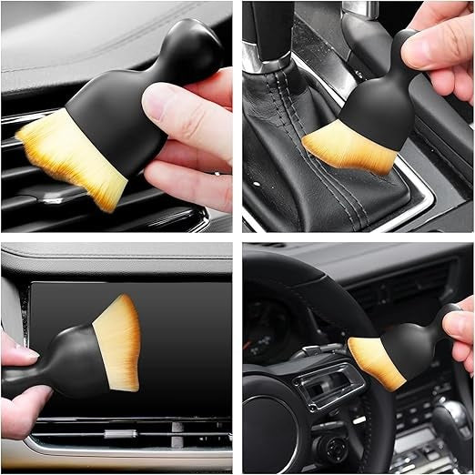 Multifunctional Car Brush for Cleaning Car Interior, PC, Laptop, Keyboard Combo