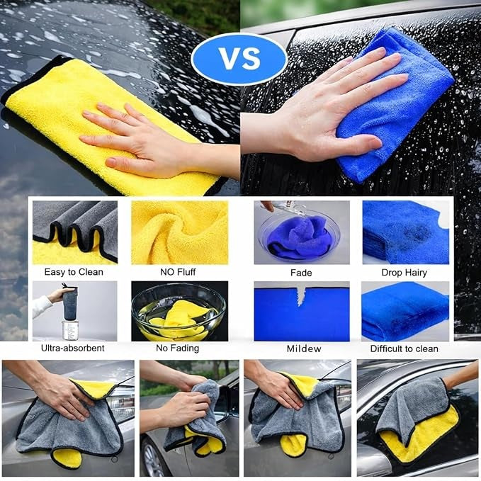 8 PCS Car Cleaning Kit with 120W Portable Vacuum Cleaner, Interior Detailing Accessories, Duster, Detailing Brush,Microfiber Cloth