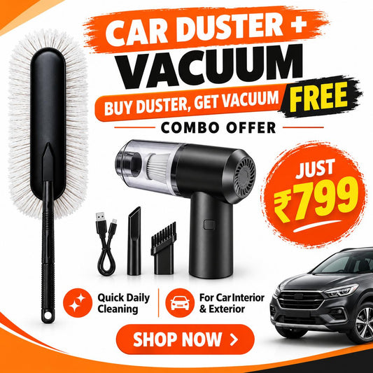 Buy Car Cleaning Duster Get free Vacuum Cleaner