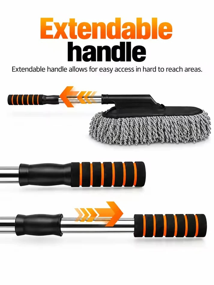 Buy Extendable Microfiber Cleaning Brush And Get Car Detailing Brush and Windshield Cleaning Tablets Worth Rs. 599/- FREE!! New Offer